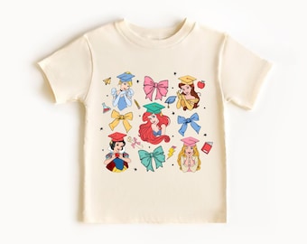 Princess Coquette Graduation Shirt, Disney 2026 Senior Tee, Rapunzel End of School Tee, Princess Grad Girl Gift, Class of 2026 Sweatshirt