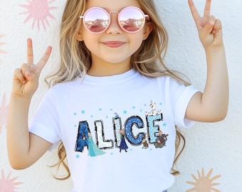 Disney Frozen shirt, T-shirt Elsa en Anna, prinses peutertrui, Olaf kinder T-shirt, verjaardagsshirt Disneyland prinses Elsa
