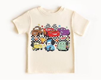 Disney Cars Shirt, Lightning McQueen Boy Gift,  Tow Mater Tee, Doc Hudson Sweatshirt, Cars Squad T-Shirt, Racing Toddler T-Shirt