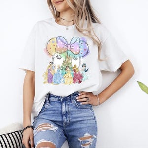 Disney Princess Shirt, Snow White Tee, Rapunzel Shirt, Cinderella Sweatshirt, Magical Castle T-Shirt, Disneyland Girls Shirt