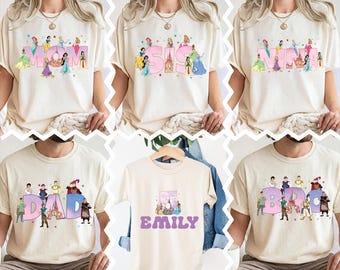 Princess Birthday Shirt, Disney Birthday Family T-Shirt, Princess Birthday Girl Gift, Magic Kingdom Birthday Party Tee
