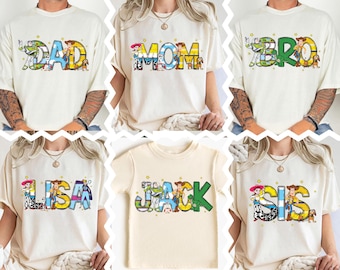 Toy Story Shirt, Disney Custom Family Tee, Toy Story Birthday T-Shirt, Disneyland Mom Dad Sweatshirt, Pixar Kids Shirt