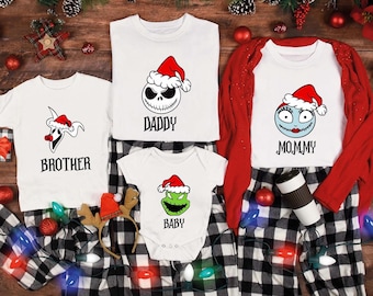 Alptraum Weihnachten Shirt, Disney Jack Sally Familie T-Shirt, Weihnachten Name Sweatshirt, Alptraum vor Hoodie, Weihnachten Oogie Geschenk