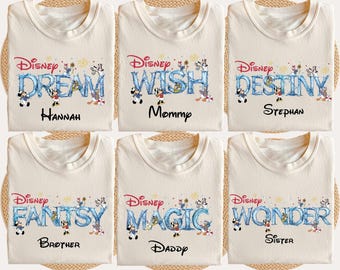 Disney Cruise 2026 Shirt, Mickey Custom Cruising Tee, Family Wish Cruise T-Shirt, Disneyland Trip Shirt, Cruising Together Gifts