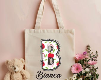Benutzerdefinierte Kinder Schule Tragetaschen, Kinderbibliothek Totes, Zurück in der Schule Kinder Tragetasche, Kleinkind Canvas Tragetaschen, Schulgeschenk für Kinder