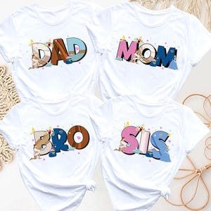 Disney Prinzessin Familie Shirt, Cinderella Mama und Papa Shirt, Benutzerdefinierte Prinzessin Geburtstag T-Shirt, Cinderella Trip Sweatshirt