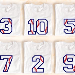 Personalized Baseball Numbers Shirt, Baseball Team Shirt, Baseball Boys Shirt, Custom Baseball Shirts, Baseball Team Numbers Shirts