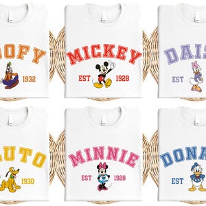 Disney Mickey and Friends Matching Shirt, Minnie Mouse T-Shirt, Daisy Donald Duck Tee, Goofy Pluto Dog Sweatshirt, Family Vacation Shirt