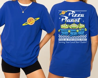 Camiseta de Toy Story Pizza Planet, camiseta de Disney Aliens, camiseta de Toy Story Trip, sudadera infantil de Disneyland, camiseta de Aliens Pizza Lover