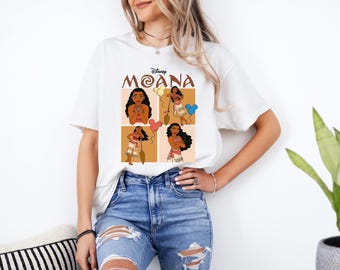 Disney Moana Shirt, Princess Moana T-shirt, Disneyland Hawaiian Trip Tee, Walt Disney Girl Shirt, Disney World Vacation Sweatshirt