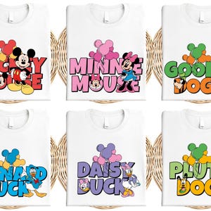 Disney Mickey And Friends Shirt, Minnie Mouse T-Shirt, Daisy Donald Duck Tee, Goofy Pluto Dog Sweatshirt, Disneyland Family Trip Shirt