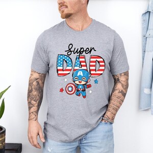 Avengers Dad T-Shirt, Superhero Father's Day Tee, Iron Man Dad Shirt, Spiderman Dada Sweatshirt, Hulk Papa Sweater