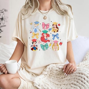 Princess Coquette Graduation Shirt, Disney Senior Tee, Rapunzel End of School Tee, Princess Grad Girl Gift, Graduation Party T-Shirt