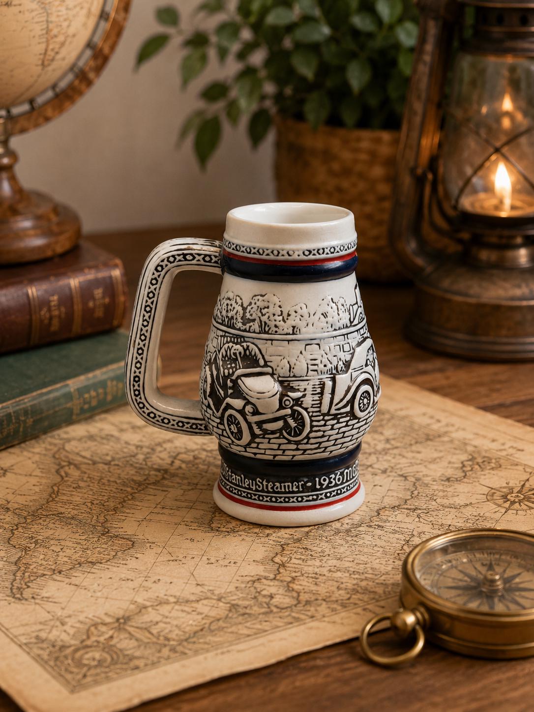 ビンテージ スカル ビアステイン 陶器製 Germany製 1910 Beer Stein - Etsy