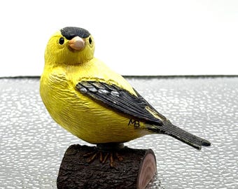 Hand-Painted Marjolein Bastin's American Goldfinch Figurine