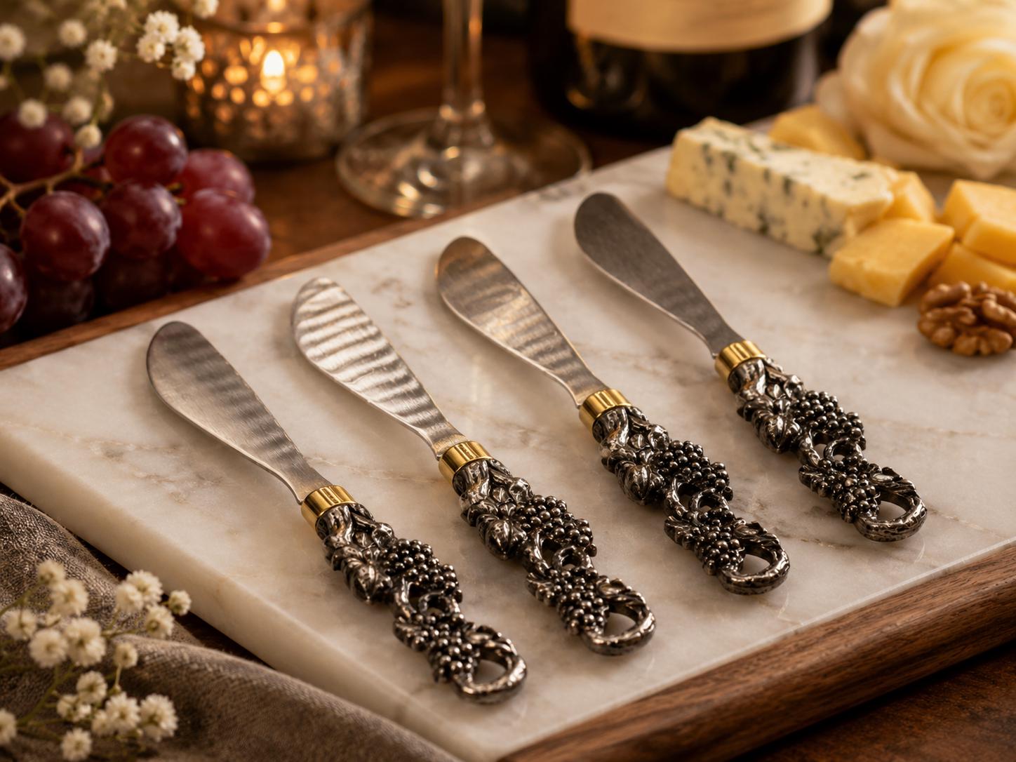 Vintage Cheese Knife Set - Etsy