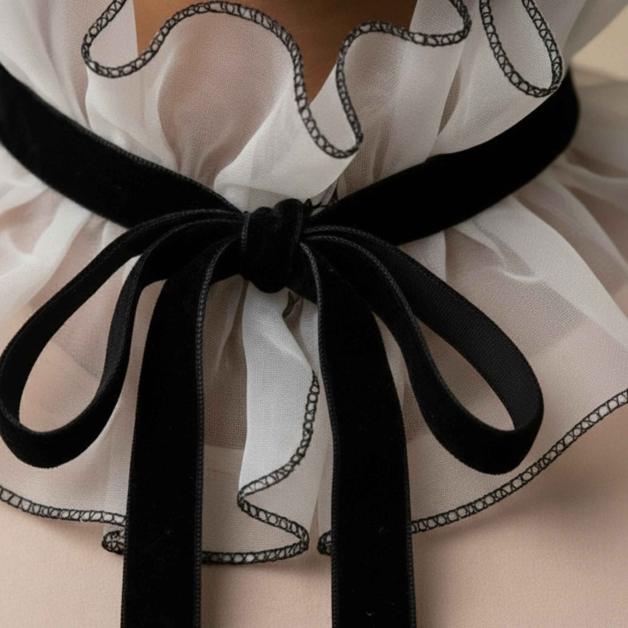 Victorian Ruffle Collar, Renaissance Neck Ruff, Ruffled Organza Collar ...