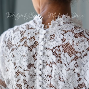 Bridal lace top, Bridal crop top, Bridal topper, Wedding dress topper, Bohemian lace top, Bridal bolero, Wedding bridal gowns and separates
