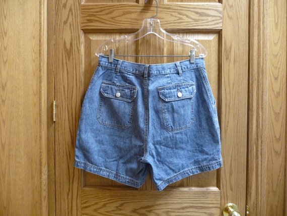 cotton ginny Women's Cotton Blue Denim Shorts; Si… - image 2