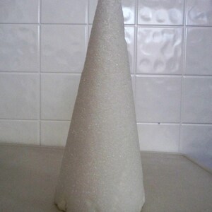  misppro 20Pc Cone Shaped Styrofoam Foam Craft Creative