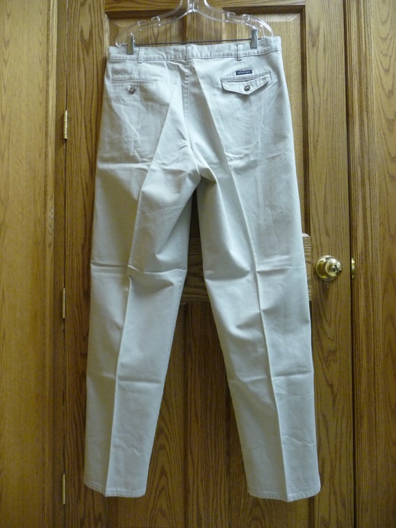 Denver Hayes Men's Cotton Beige Pants 