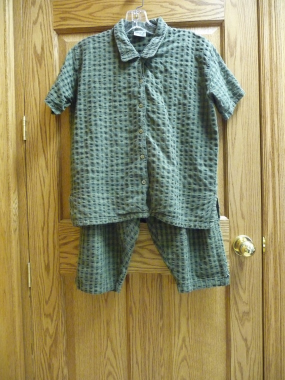 Cottage Cove Women S Combed Cotton Seersucker Two Toned Etsy