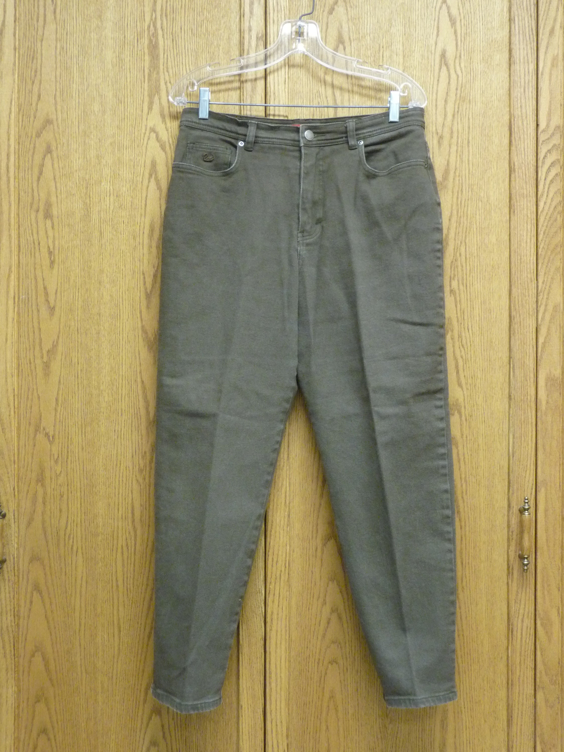 Cotton/spandex Brown Jeans | Etsy 
