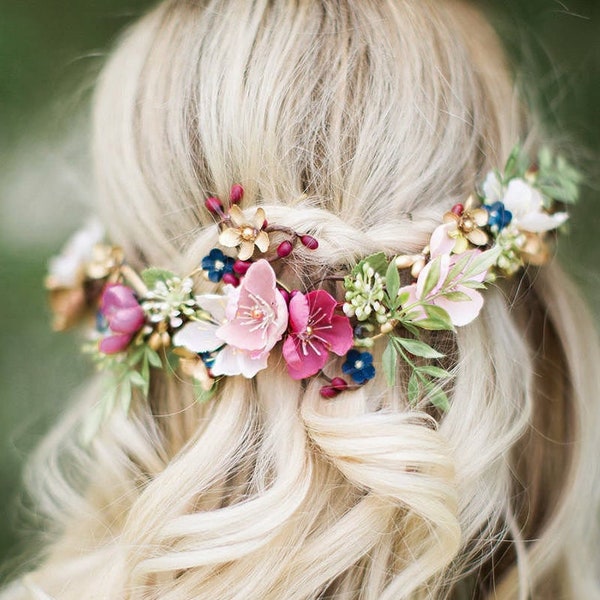bridal headpieces for curly hair
