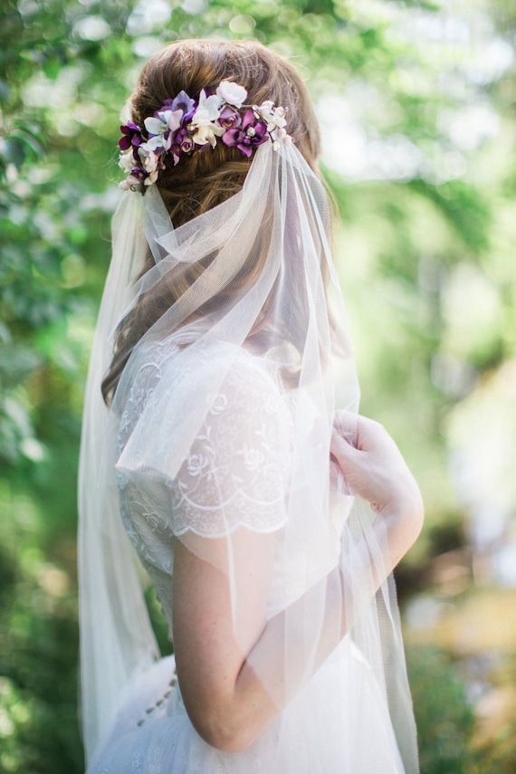 boho bridal veil