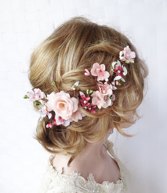 Details about  / Bridal Boho Rose Flower Hair Comb Clip Hairpin Wedding Party Ha Accessories K6S3