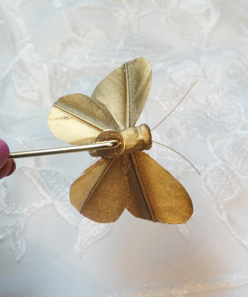 Gold butterfly hair pin butterfly hair accessories gold and Etsy