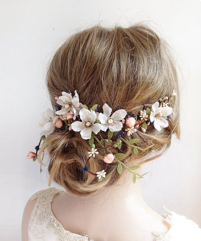 floral headbands wedding