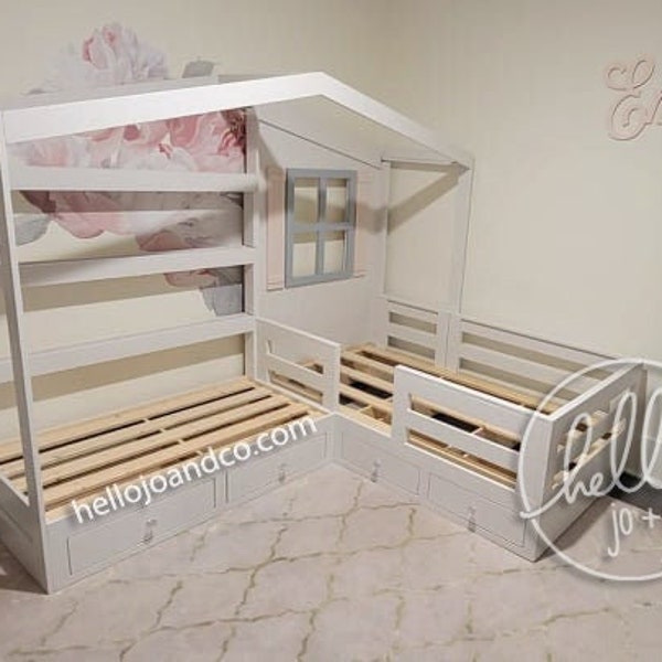 Wood Twin Bed Rails Etsy