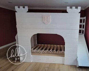 Solid Wood Space Saving Castle Loft Bed Bunk Bed