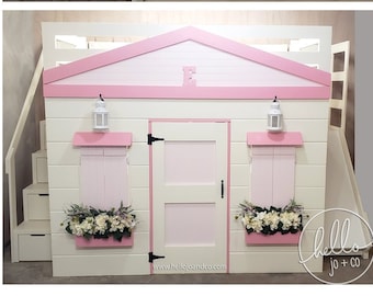 girls playhouse bed