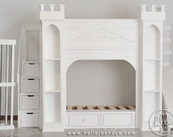Twin Castle Playhouse Bed