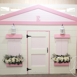 Solid Wood &quot;Ellie&quot; Playhouse loft bed