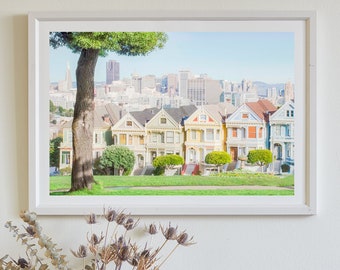 Alamo Square San Francisco Painted Ladies Art Photography as Wall Decor Gift