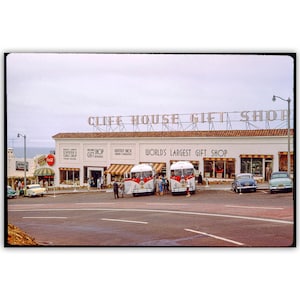 Vintage Cliff House San Francisco Fotodruck - Historische kalifornische Wanddekoration