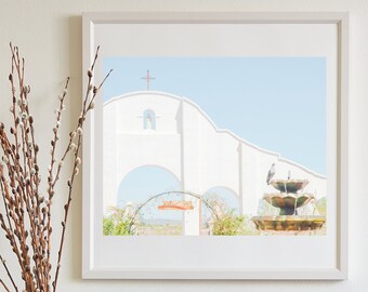 Southwest Mission Church Architecture Photograph at San Xavier Tucson Az