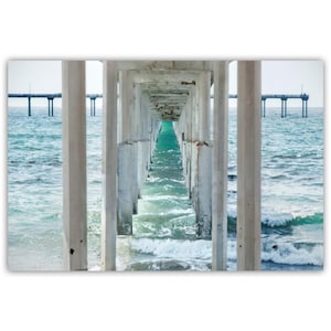Ocean Beach Pier San Diego California Art Print | Wall Decor for Home or Office