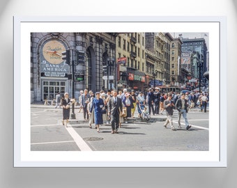 Vintage San Francisco Photograph at Market Street