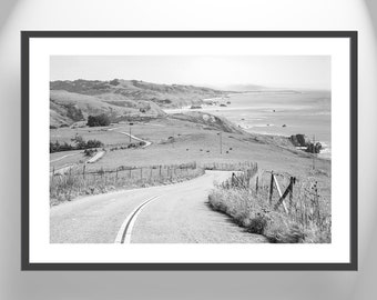 Mendocino Coast Sonoma Coast Bodega Bay Road Trip Art Print as Wall Decor Gift