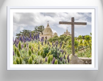 Art Print for Home with Carmel by the Sea California Mission