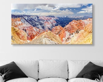 Cedar Breaks Utah National Park Landscape Art Photography in Panorama