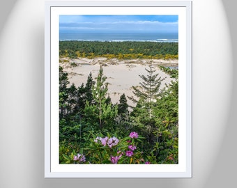 Oregon Dunes Photography Art Print as Oregon Coast Landscape Art Print