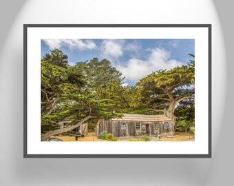 Point Lobos Carmel by the Sea Art Print at Monterey Peninsula California with Whalers Cabin