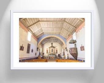 Wall Decor with Lompoc California Spanish Mission Interior Picture