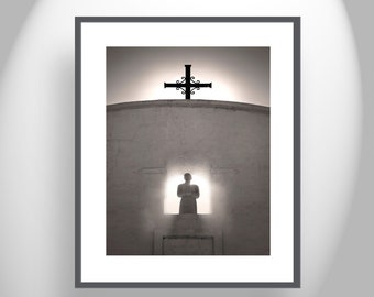 Saint Xavier Spanish Mission Tucson Arizona Art Print as Wall Decor for Home or Office