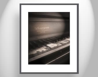 Fine Art Print with Surreal Chickering Piano by Murray Bolesta